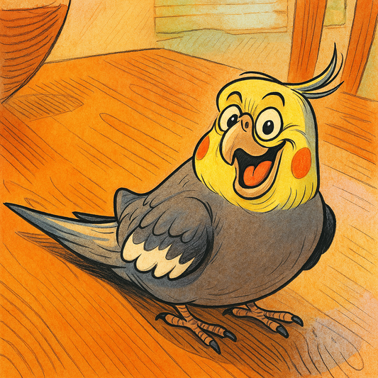 Bird Digital Caricature